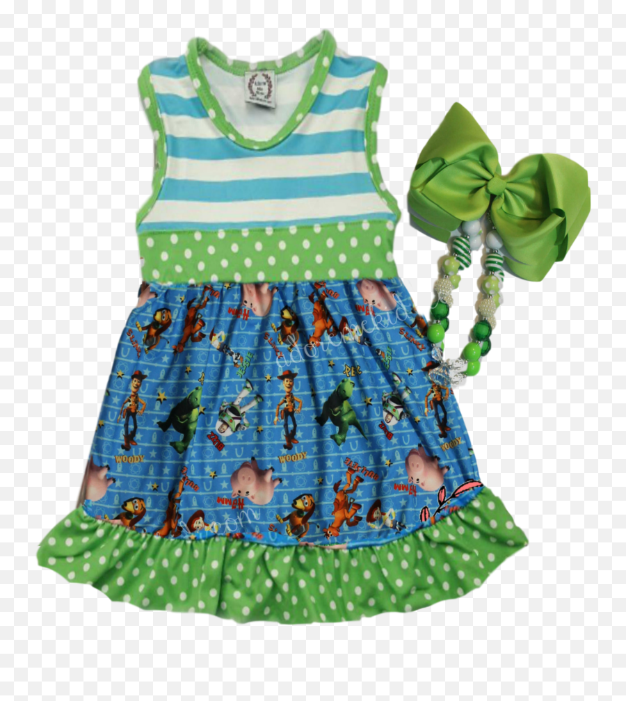 Toy Story Disney Girls Boutique Dress Clothing With Woody - Toy Story Little Girl Boutique Dress Png,Jessie Toy Story Png