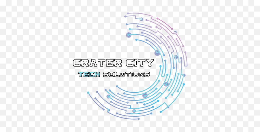 Crater City Techs - Circuit Board Circle Vector Png,Crater Png