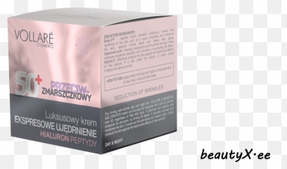 Vollare Anti - Wrinkle De Lux Face Cream Express Firming 50 Box Png,Wrinkles Png