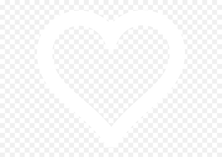 White Heart Shape Png - Heart Shape Thick Outline 5383476 Heart Shape Thick Outline,White Shape Png