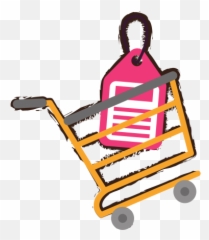 Yellow Shopping Cart Png - online price tag sketch vector Clip Art