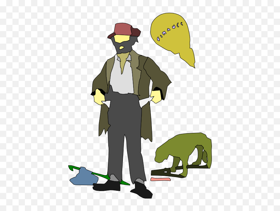 Financing Borrowing Clip Art - Homeless Man Clipart Transparent Png,Person Clipart Png