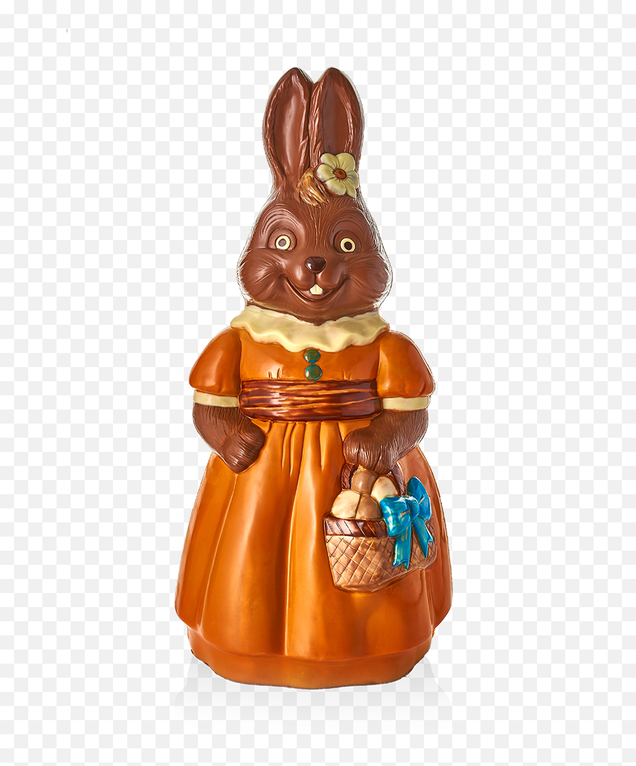 Easter Bunny Girl - Ghraoui Figurine Png,Chocolate Bunny Png