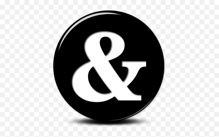Free Fancy Ampersand Transparent - Circle Png,And Symbol Png