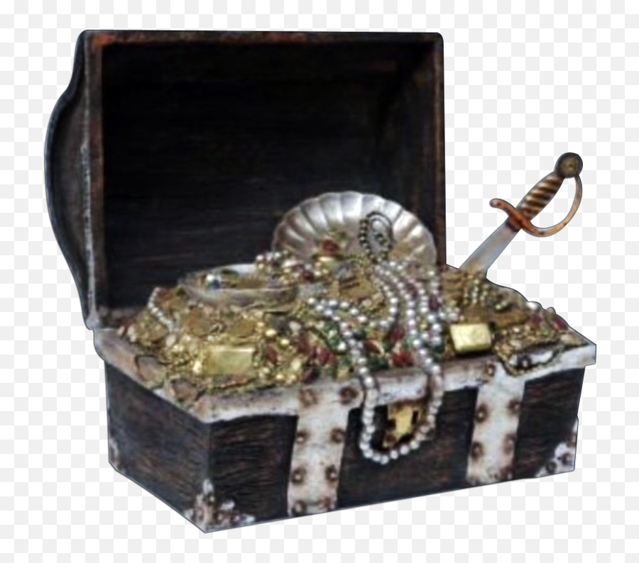 Treasure Chest 1 - Pirate Treasure Box Png,Treasure Chest Transparent