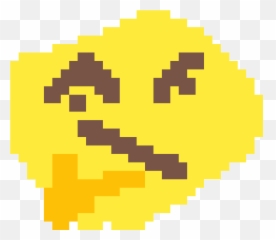 Thonk Pixel Art Transparent Png Image - Pixel Art,Thonking Png