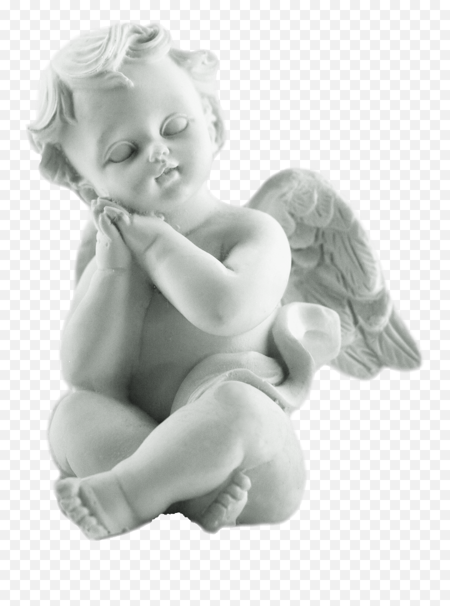 Download Hd Vector Free Stock A Of White Angel Image - Baby Angel Statue Png,Angel Statue Png