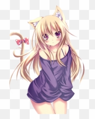 Cat Girl Dress - Anime Transparent Background Png