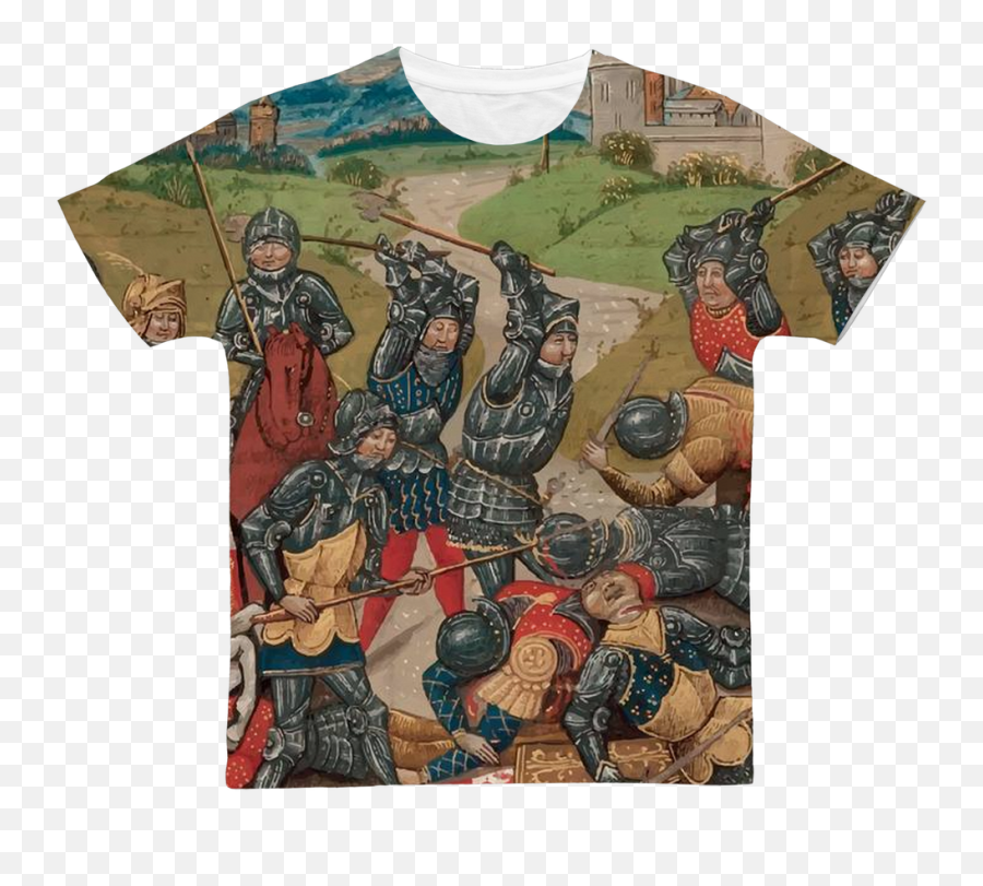 Medieval Army Png - Medieval Battle Fighting Knights T Shirt Medieval People Getting Stabbed,Army Png