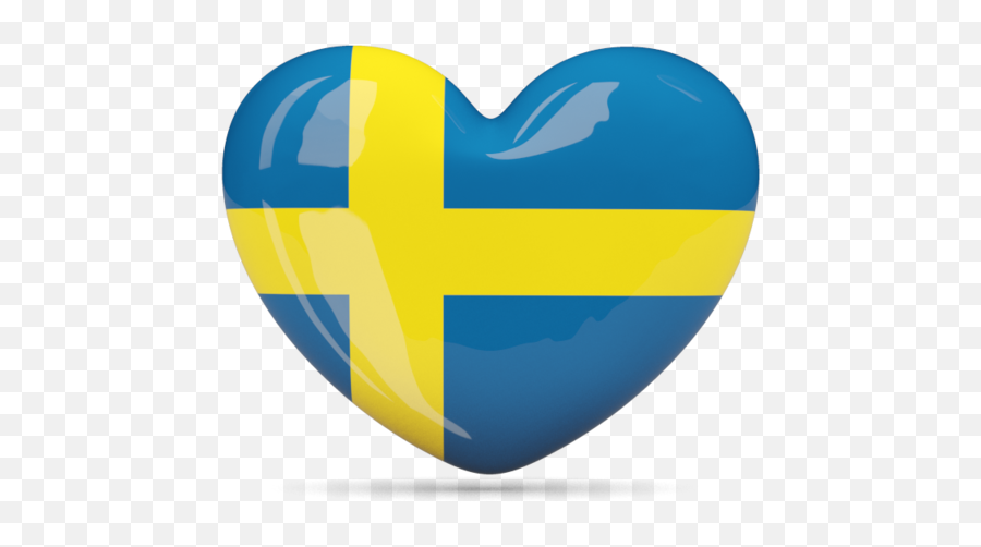 Heart Icon Illustration Of Flag Sweden - Vietnam Png,Heart Icon Png