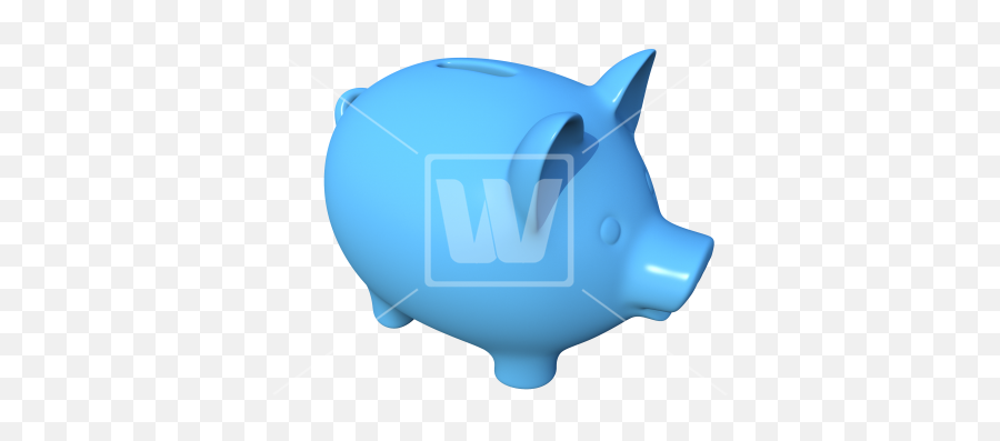 Blue Piggy Bank Png - Domestic Pig,Piggy Bank Transparent Background