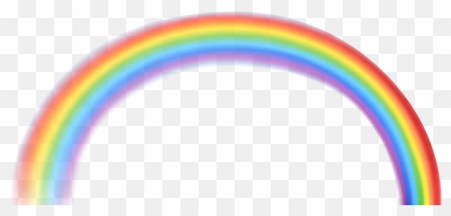 Transparent Rainbow Png Clip Art Image - Background Clipart