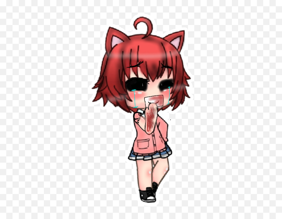 Anime Blood Png - Gacha Life Skins Png,Anime Blood Png