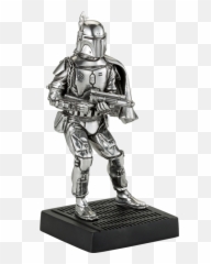 Star Wars Figurine In Fine Pewter - Star Wars Royal Selangor Png,Boba Fett Png
