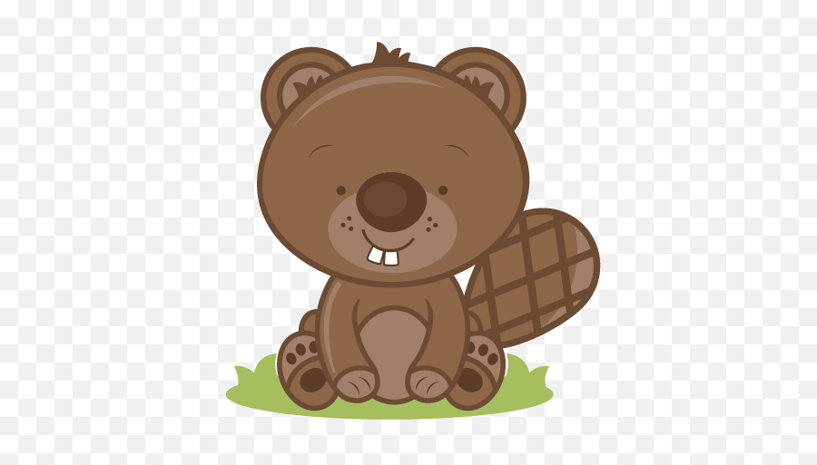 Baby Beaver Svg Cutting File Cut Free Svgs - Baby Beaver Clipart Png,Beaver Png