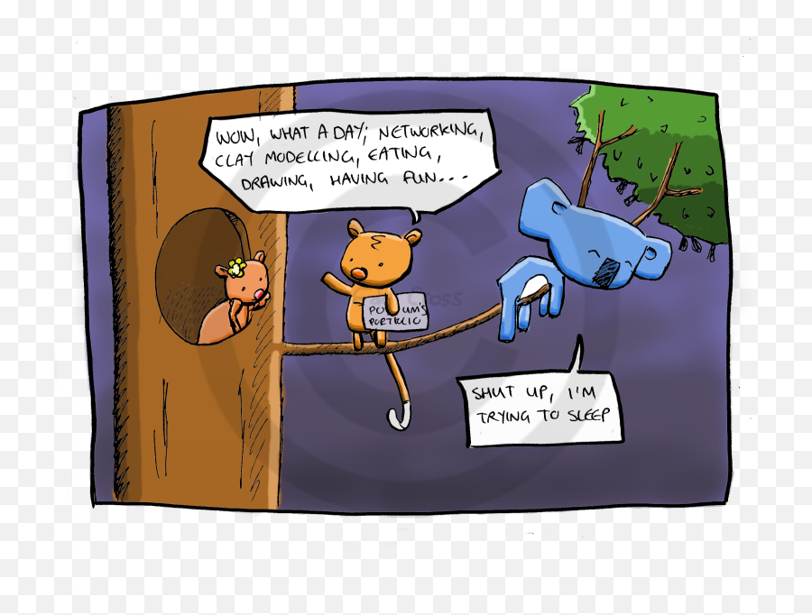 Download Ringo Ringtail Possum Returns Home Illustration - Cartoon Png,Possum Png