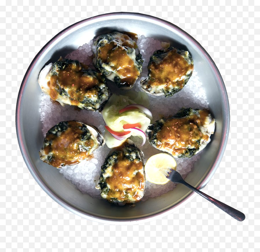 Oysters Rockefeller - Stuffed Clam Png,Oysters Png