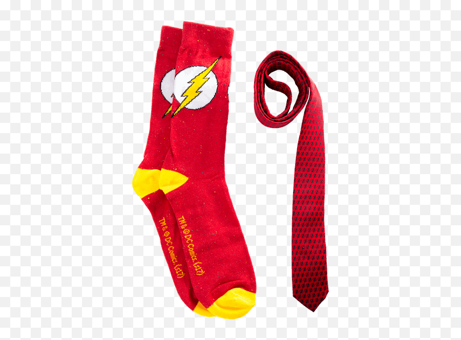 Flash Logo Socks Tie Gift Pack - Socks And Tie Png,The Flash Logo Png