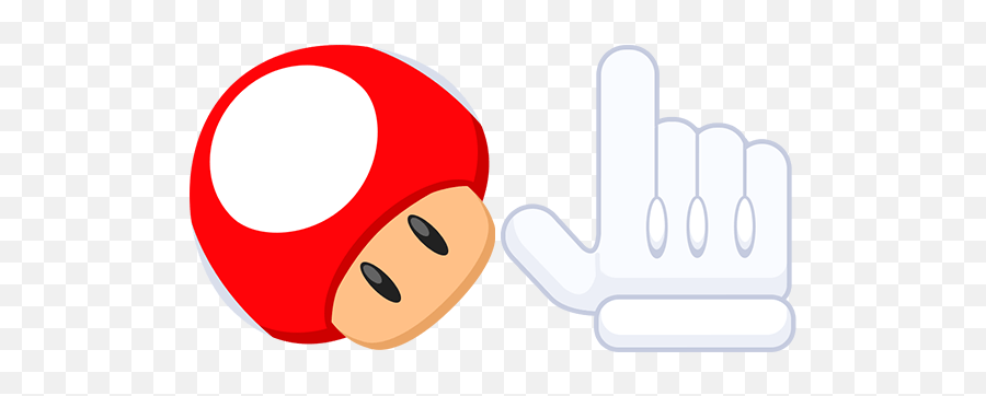 Super Mario Mushroom Cursor U2013 Custom Browser Extension - Dot Png,Mario Mushroom Png
