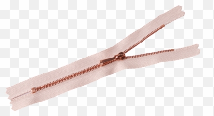 Gold Zipper Png - Rose Gold Brass Zipper Strap 5258408 Solid