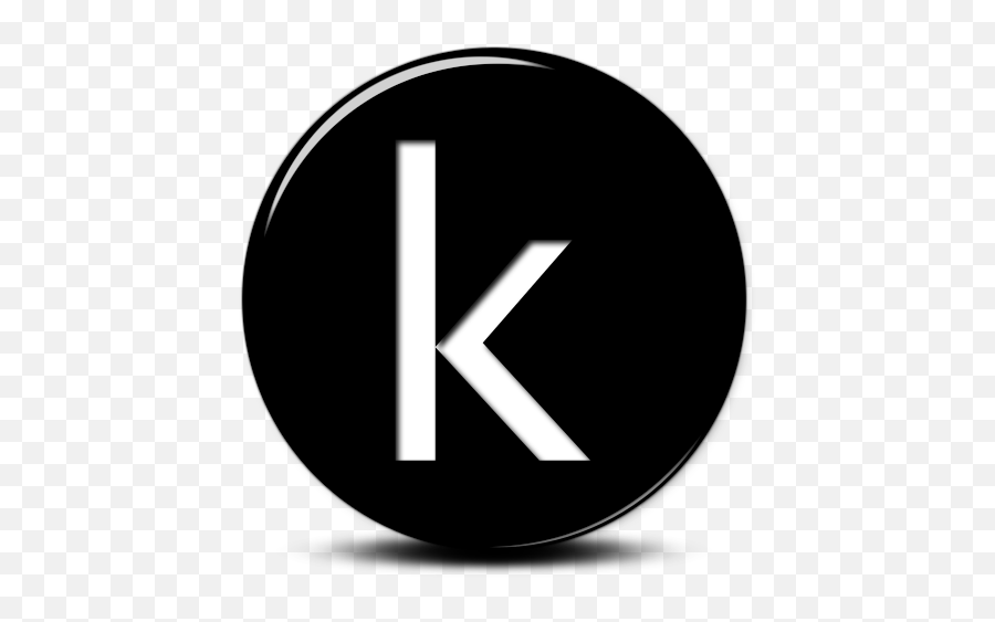 Alphabet K Logo Hd Png - Clip Art Library Button K,K Logo
