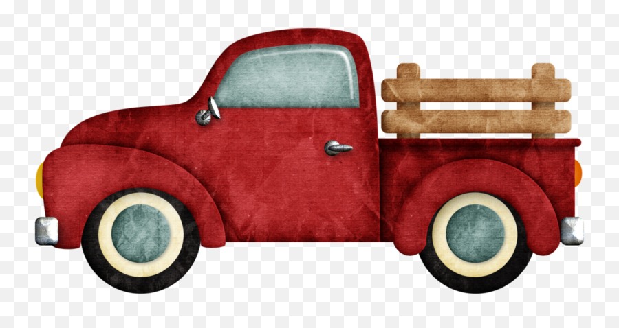 Christmas Red Truck Png