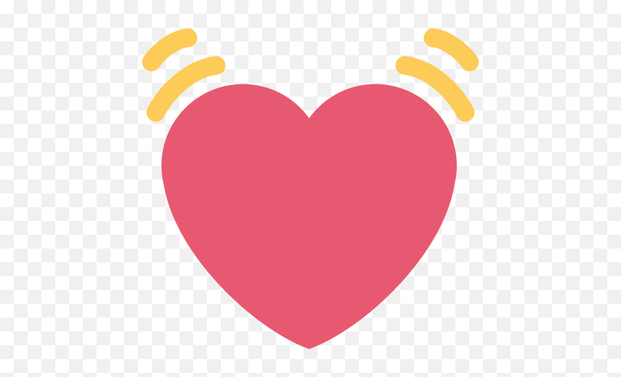 Beating Heart - Transparent Background Twitter Heart Emoji Png,Heart Emoji Png