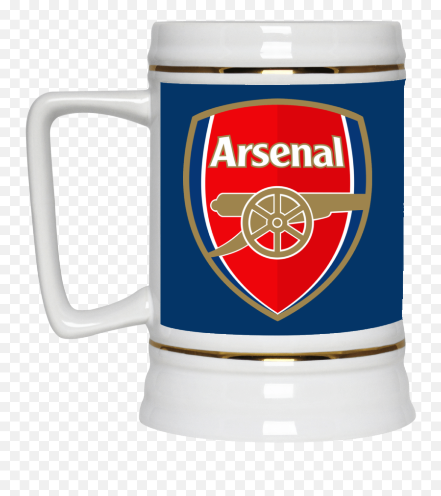 Arsenal Fc Cups Beer Stein 22oz - Thomas Partey Welcome To Arsenal Png,Arsenal Fc Logo