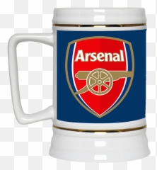 Arsenal Fc Cups Beer Stein 22oz - Thomas Partey Welcome To Arsenal Png,Arsenal Fc Logo