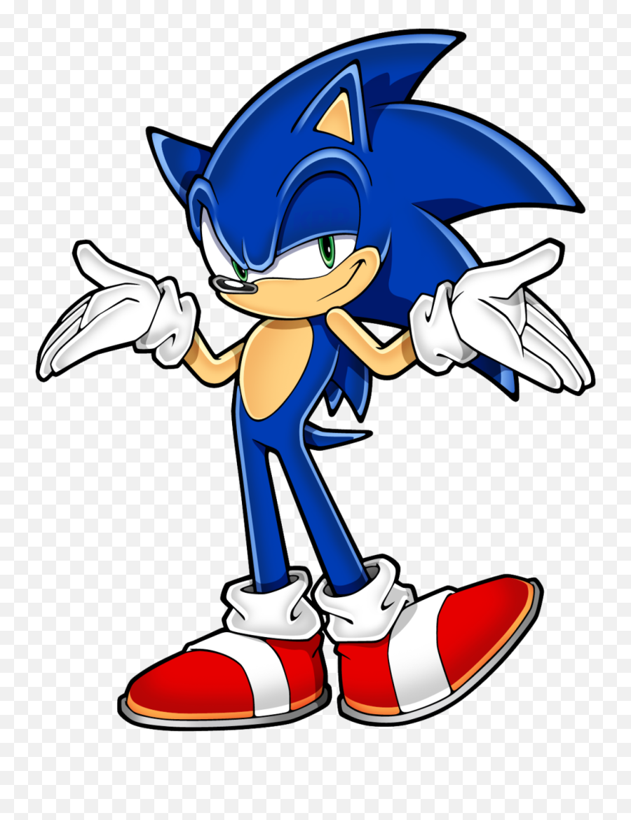 Sonic The Hedgehog Characters Png Shrug Emoji