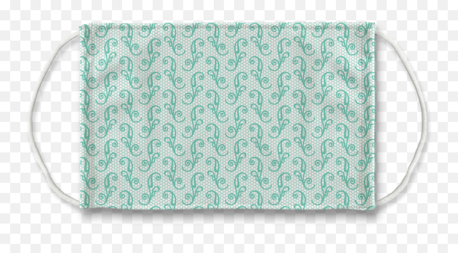 Aqua Lace Patterns - Maskscom Horizontal Png,Transparent Lace Pattern