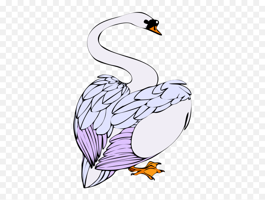 Swan Making A Heart Png Svg Clip Art For Web - Download Swan Cartoon,Cartoon Heart Png