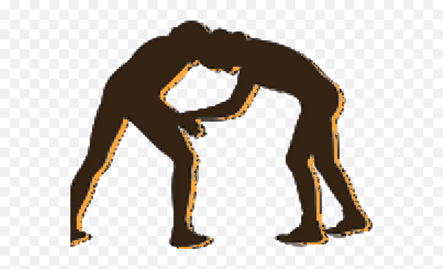 Wrestling Clipart Coach - Wrestl Ing Silhoutte Png,Wrestling Silhouette Png