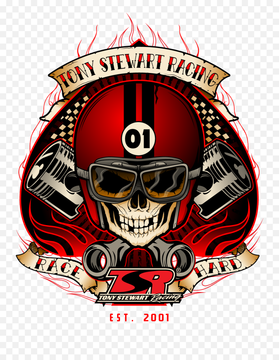 Nicklaus Stephens Design - Tony Stewart Racing Tony Stewart Racing Logo Png,Team Skull Logo