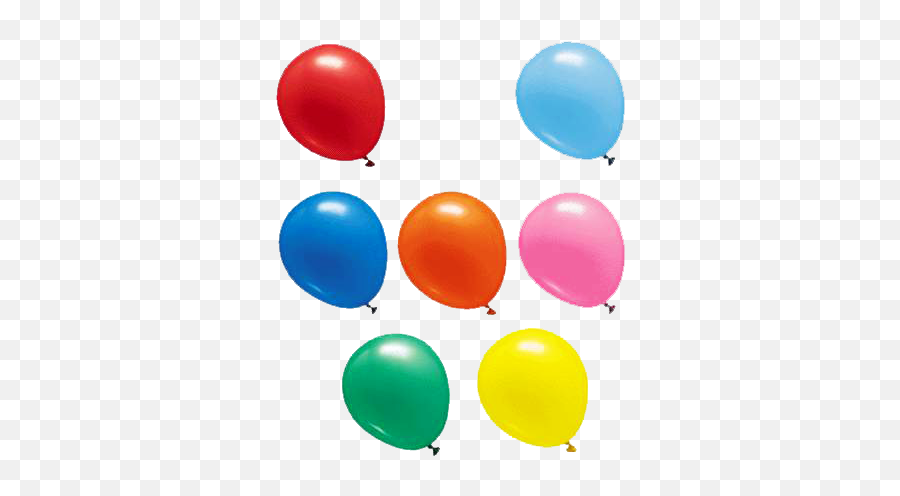 8 Balloons - Balloons Different Colors Png,Balloon String Png
