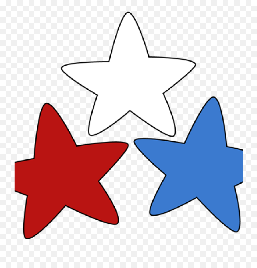 White Star Clipart Clip Art Images Free - Red White And Blue Stars Png,Red Star Transparent Background