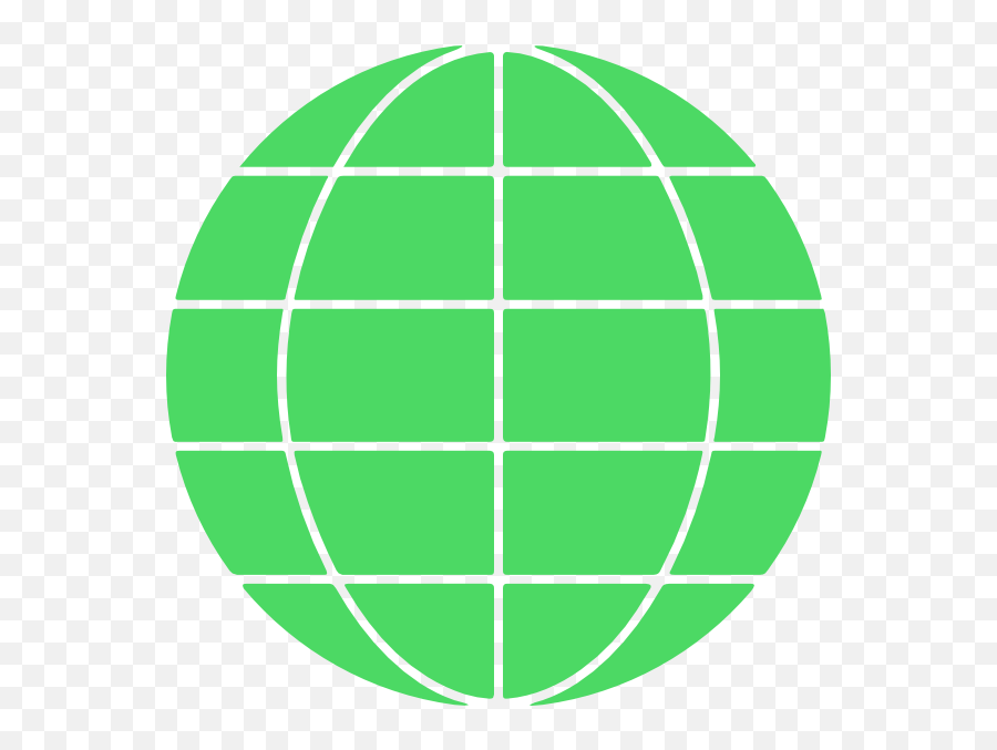 Green Globe Icon Clip Art - Clip Art Png,Earth Icon Vector