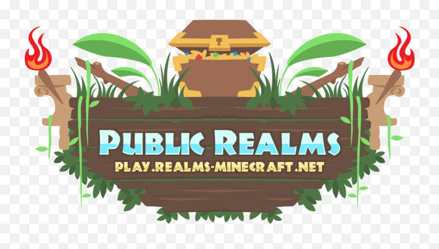 Minecraft Public Realms - Minecraft Public Realms 1152 Illustration Png,Minecraft Tree Png