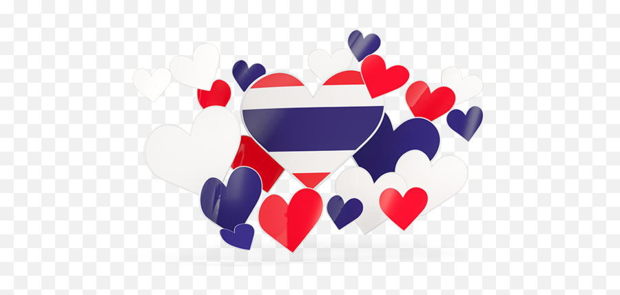 Flying Heart Stickers - Corazones Con La Bandera Peruana Png,Thai Flag Icon