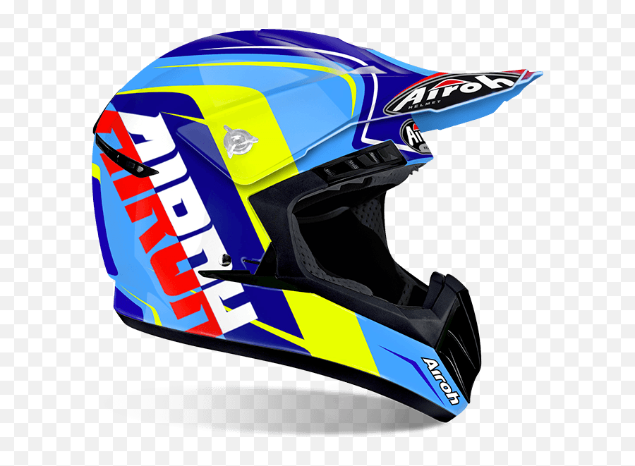 Off - Road Helmet Airoh Switch Sign Blue Airoh Switch Png,Icon Airmada Rubatone
