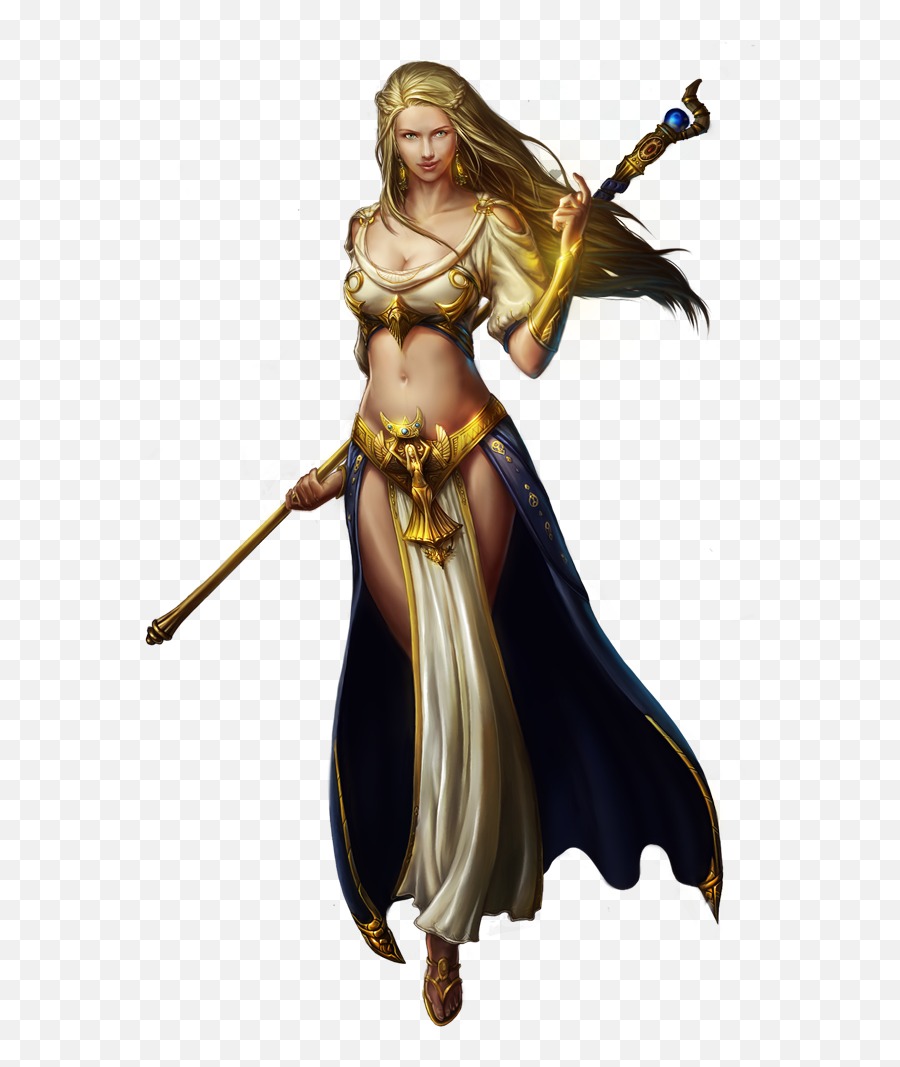 Female Human Sorcerer Png - Female Elf Dungeons And Dragons,Warrior Png