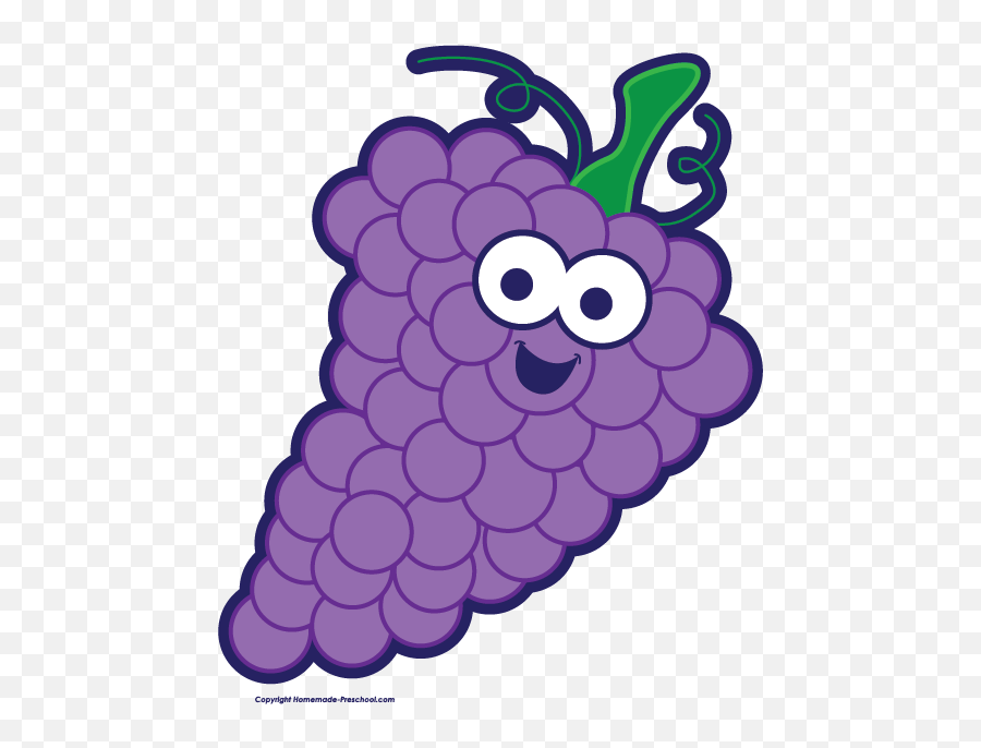 Grapes Free Fruit Clipart - Clipartix Free Grape Clipart Png,Fruit Clipart Png