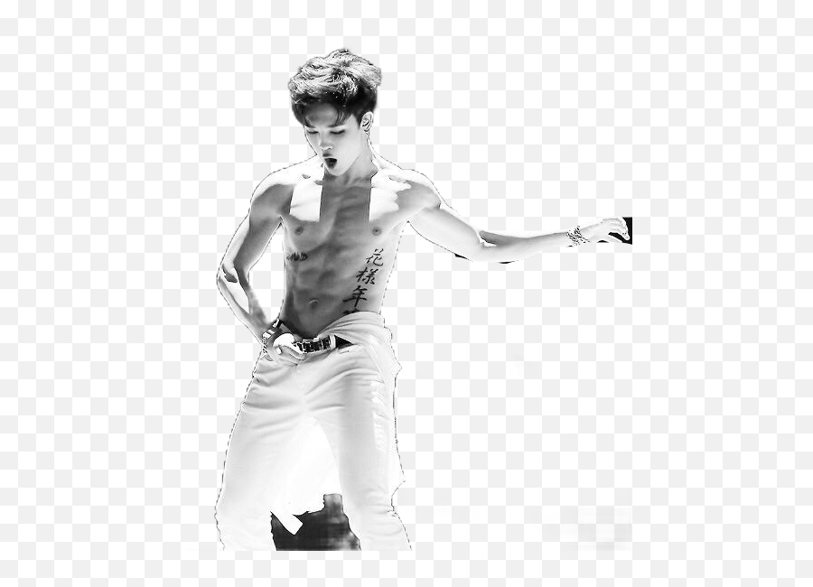 Bts Vs Block B - Jimin Sexy Png,Abs Png