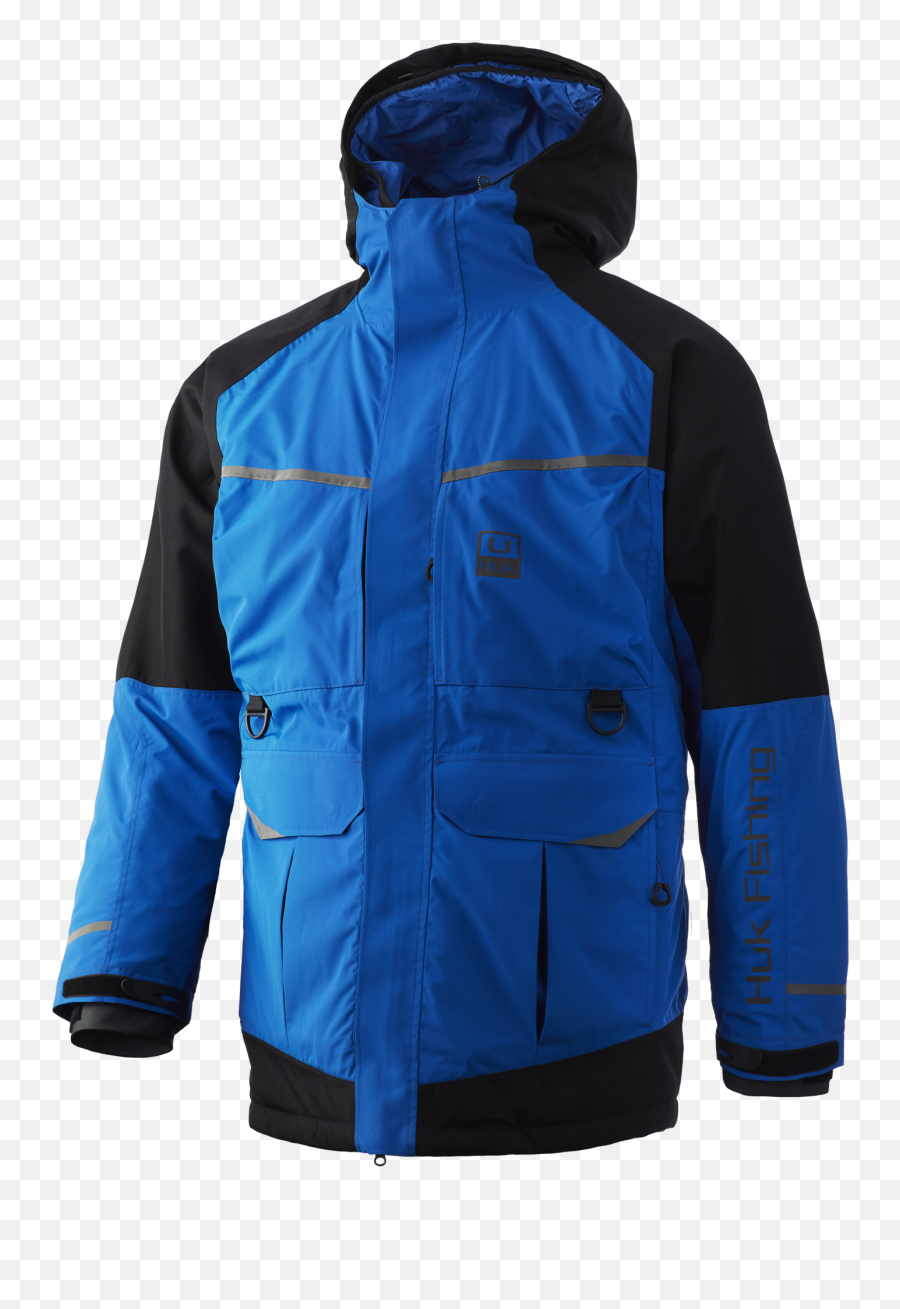 Huk Launches Icon X Superior Jacket U0026 Bib With Float - Hooded Png,Icon Coolers Review