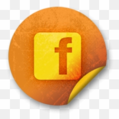 Icon Pngs Social Media 590png - Logo Facebook Icon Orange,Full Hd Icon