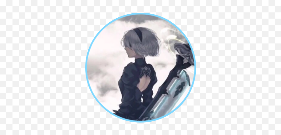 Animae Freetoedit Sticker By Valkyrie78 - Nier Automata Wallpaper 2b Mobile Png,2b Icon