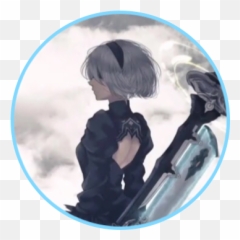 Animae Freetoedit Sticker By Valkyrie78 - Nier Automata Wallpaper 2b Mobile png