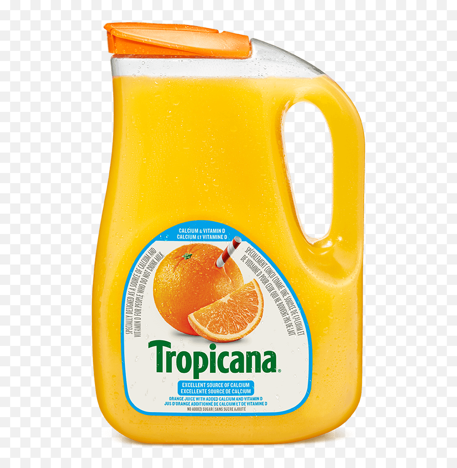 Tropicana Orange Juice With Added Calcium U0026 Vitamin D - Tropicana Orange Juice Calcium Png,D&p Icon Memory