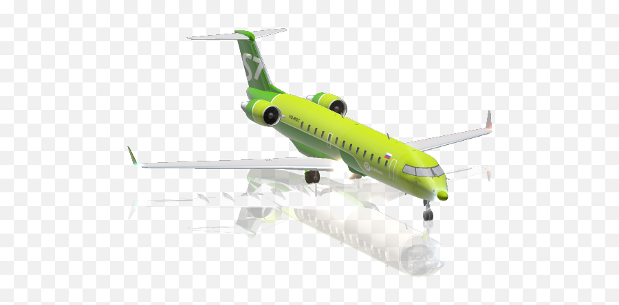 Canadair Crj - 200 S7 Airlines Vqbsc Fictional Aircraft Fokker 70 Png,Icon S7