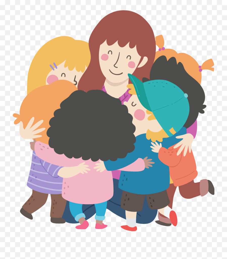 Become An Educator - Family Day Care Association Qld Teacher Hug Clip Art Png,Family Day Icon